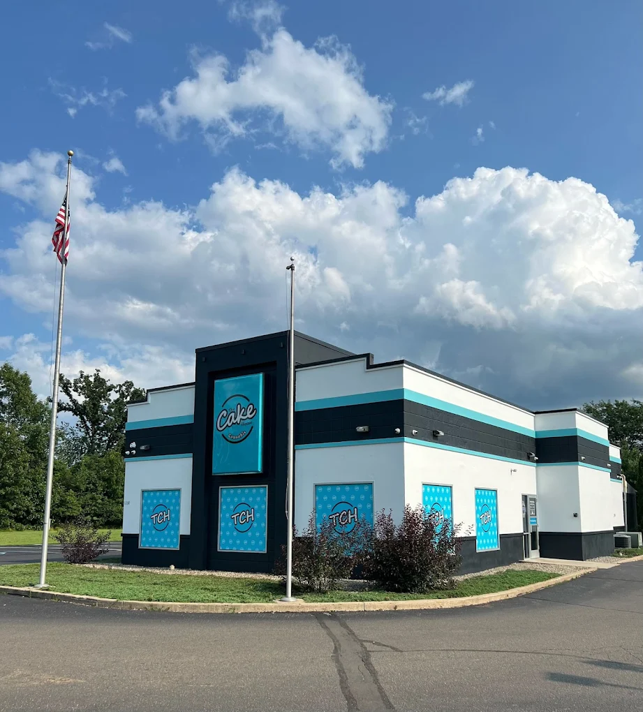the outside of the cake house battle creek dispensary